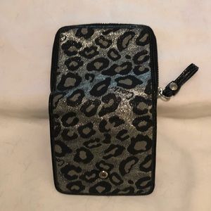 Coach Fabric with Leather Trim billfold:wallet